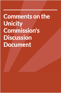 Comments unicity commission