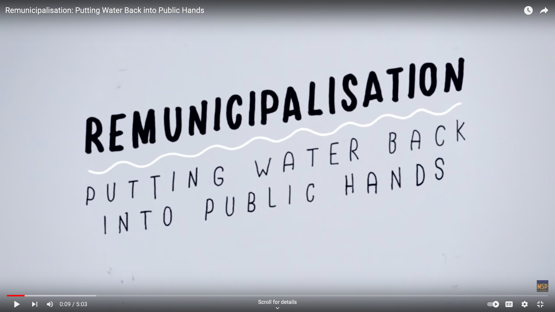 Remunicipalisation: Putting Water Back into Public Hands image